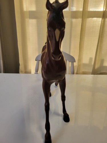 1960s Vintage Louis Marx Bay Flame Toy Horse - Bild 5 von 24
