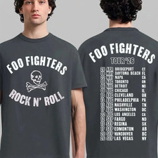 Foo Fighters Tour 2026 North American T-Shirt reprint Gildan