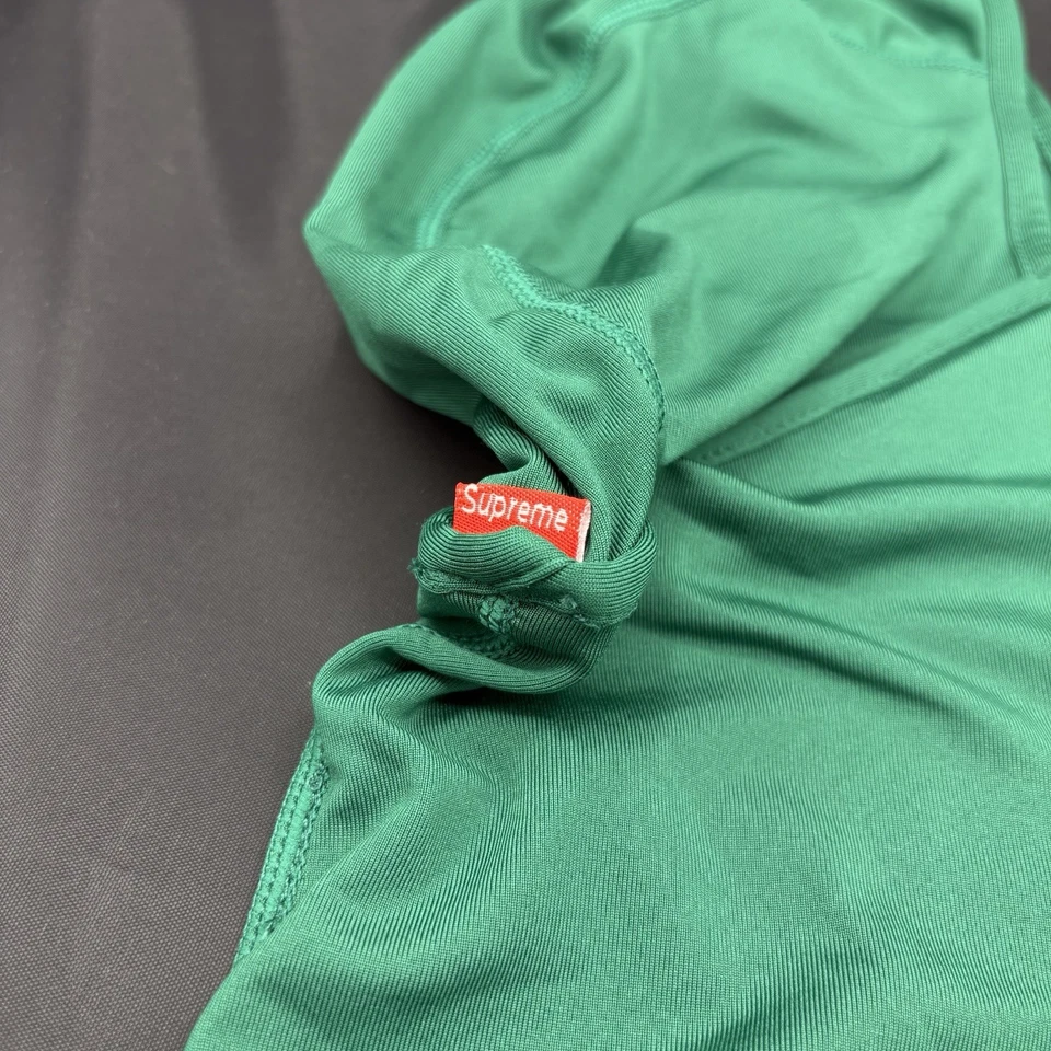 FW23 Supreme Ski mask Script Balaclava Green NO BAG - Image 4 of 4