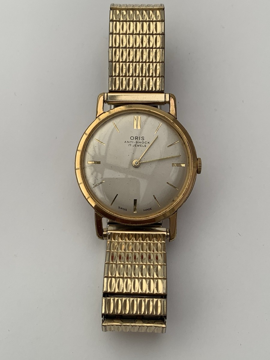 Vintage 1960s Unisex Oris Gold Plated 17 Jewels Dress Watch - Rare Cal. 611 KIF