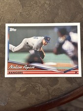 1993 Topps 1994 Topps Pre-Production Samples #700a Nolan Ryan Texas Rangers