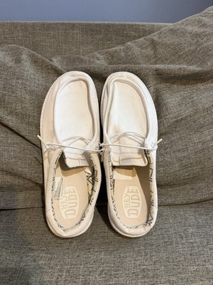 HEYDUDE MENS WALLY SLIP ON SNEAKER - IVORY Hey Dude Men main image 2