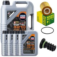 MotoröL Filter Set 0W-30 Liqui Moly 9 Liter + Schraube FüR Mercedes E-Klasse