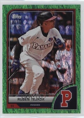 2023 World Baseball Classic Green Sparkle Foil 13/75 Ruben Tejada Rubén #13 pi4