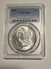 1887 Morgan Silver Dollar PCGS MS 63 Toned