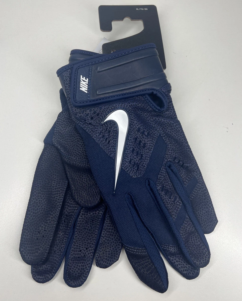 Guantes de bateo azul marino Nike Trout Elite 2 XL nuevos DH6653-439