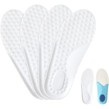 Kids Memory Foam Insoles 2 Pairs Soft Comfortable Shock Absorption Sweat
