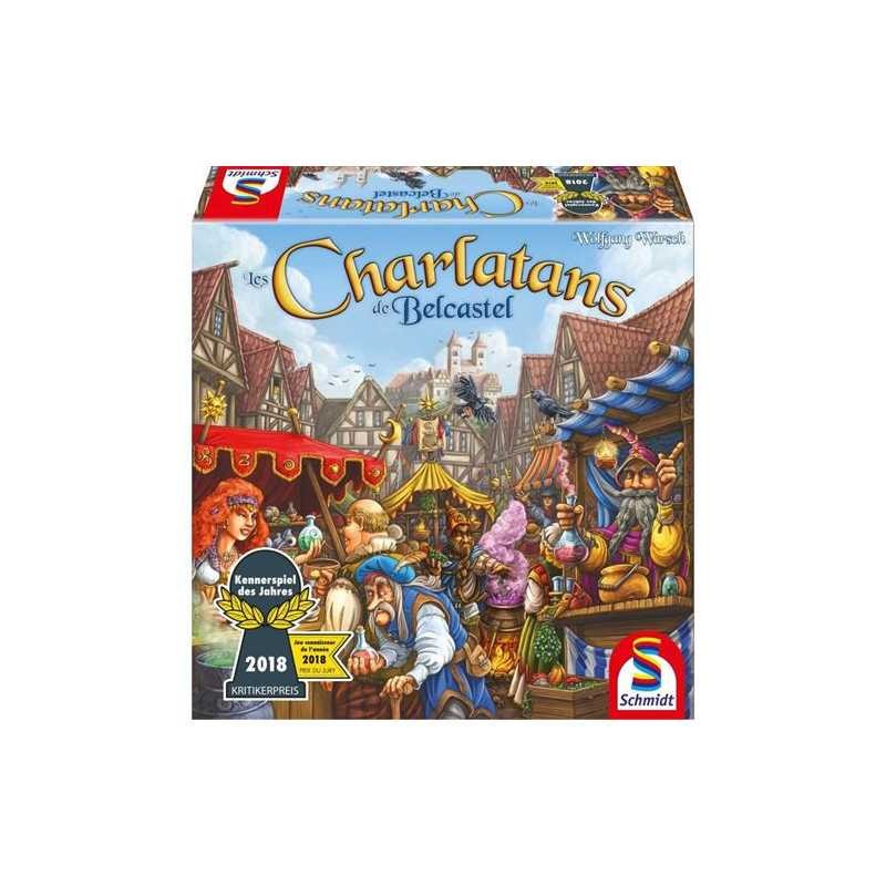 Jeu Les Charlatans de Belcastel Schmidt pour Soirée Jeux entre Amis