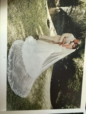 David  s Bridal Ivory Cathedral Veil 108 Inches Long