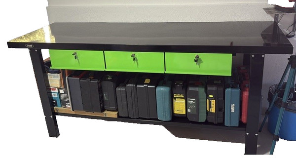 Banco Da Lavoro Professionale con 3 Cassetti  JBM 51738