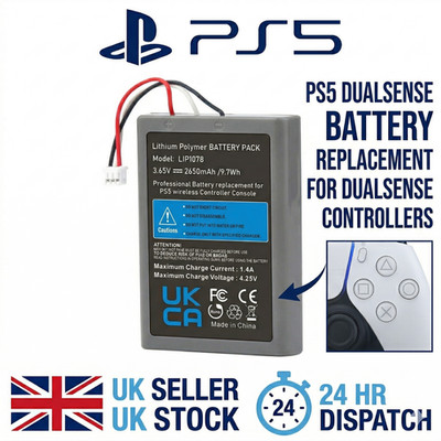 Für Sony PS5 Controller 2650mAh Ersatz Akku LIP1708 | FPC BRANDNEU
