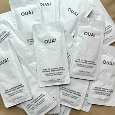 Lot of 15 OUAI Treatment Mask for Fine & Medium Hair 10ml Travel Size Packets