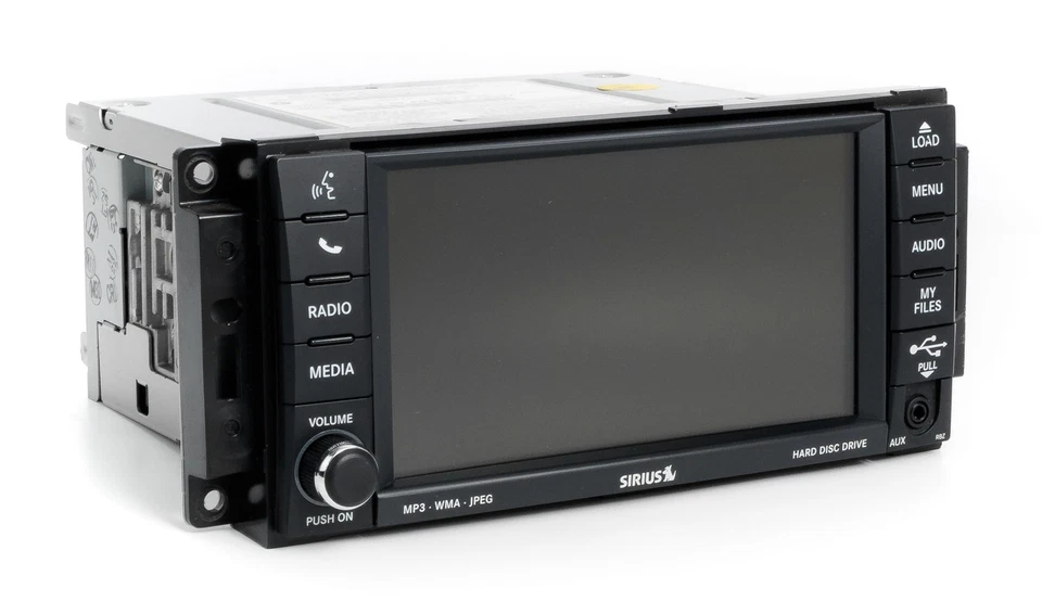 Dodge Charger AMFM 2010 radio por satélite reproductor de CD DVD único entrada auxiliar P05064959AH RBZ Foto 3 de 4