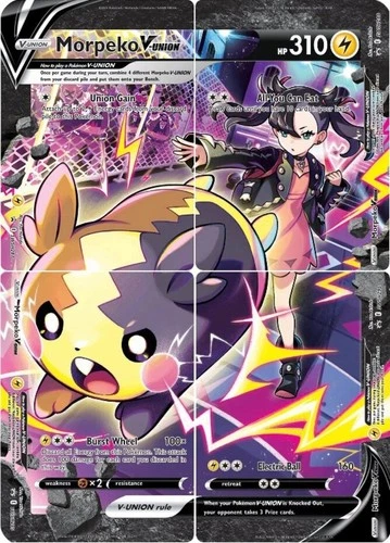 Morpeko V-Union [Set of 4] (SWSH287-SWSH290) - SWSH Black Star Promos NM, Englis