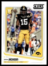 2018 Score Joshua Jackson Rookie NCAA #333