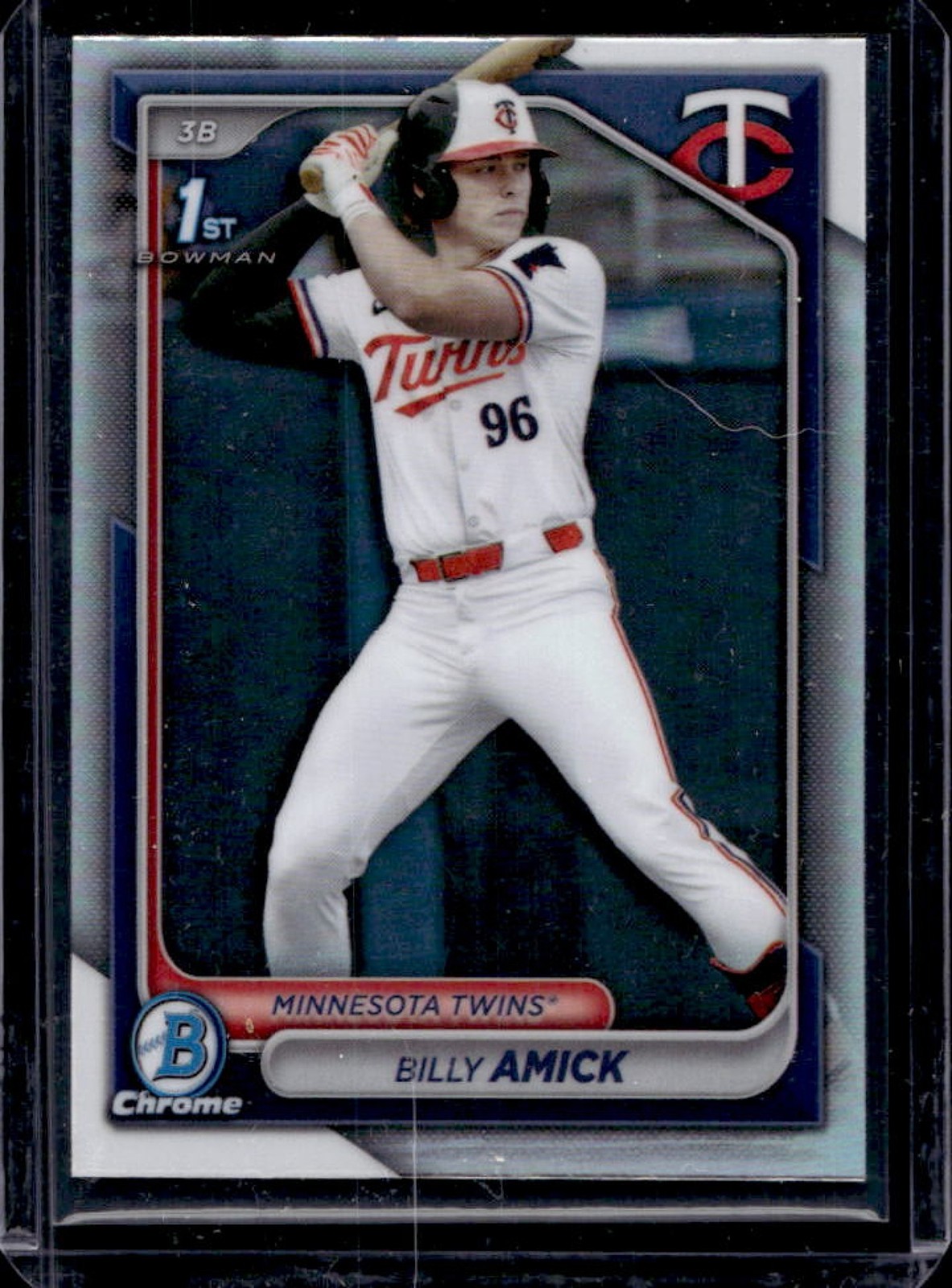 2024 Bowman Draft Billy Amick Chrome Refractor 1st #BDC-68 Twins