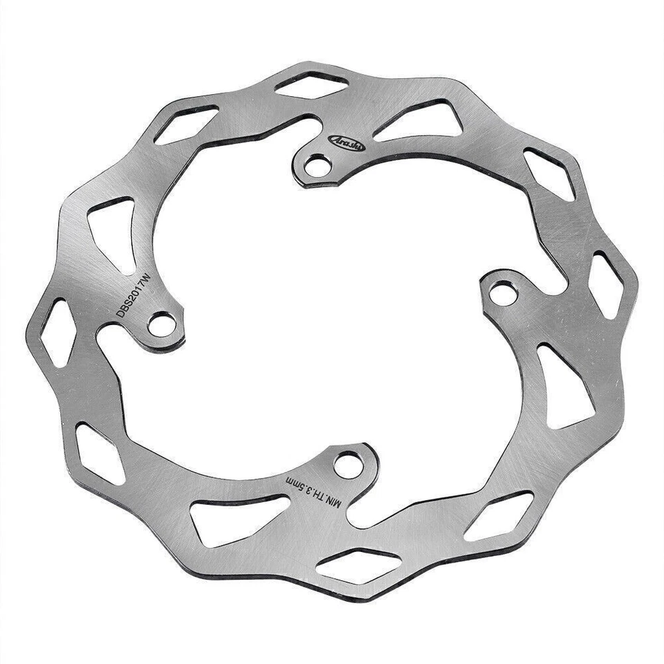 1x Rotor de disco de freno trasero apto para Suzuki RMZ250 2004-2006 Kawasaki KX125 2003-2005 Foto 4 de 4