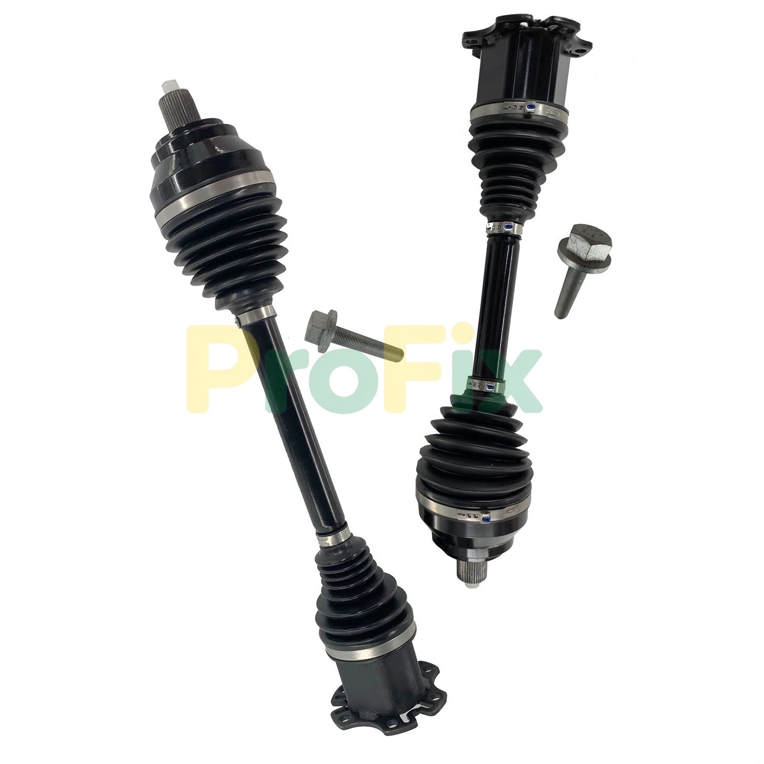 Pair For Bentley Continental GTC 03-12 Front Axle CV Joints CVJ Drive Shafts