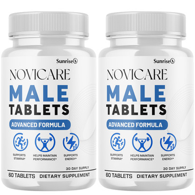 Novicare Male Performance Supplement, (2 Pack) Official Stamina Support