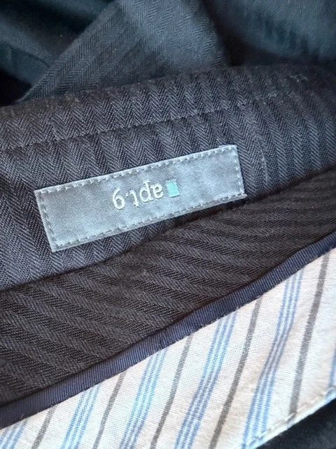 Apt 9 Modern Fit 西装 - 纯黑色 - 44R 夹克带 36X30 裤子 — 第 4/4 张图片