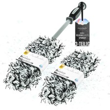 chemicalworkz Felgenbürste Flat Wheel Brush + Ersatzcover Premium Mikrofaser