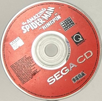 The Amazing Spider-Man Vs. The Kingpin Sega CD - Disc Only