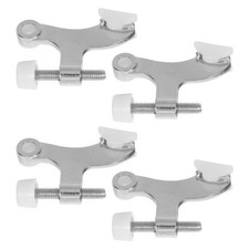 4 PCS Heavy-duty Door Hinge Stopper Doorstop for Metal Top-mounted