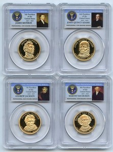 2008 S Presidential Dollar Set PCGS PR69DCAM