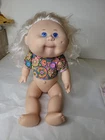 Cabbage Patch Kids Doll Hard Plastic Doll Mattel 1988 Blonde hair