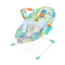 Baby Bouncer Soothing Vibrations Infant Seat - Removable -Toy Bar, Nonslip Feet,