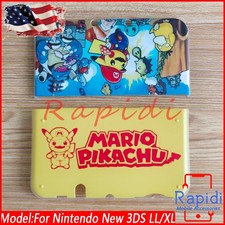 Snap on Case A  E Housing Shell Protective Cover For Nintendo New 3DS LL 3DS XL