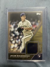 2026 Topps Series 1: Jacob Misiorowski Major League Material Relic : Gold 08/50 