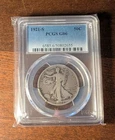 1921 S Liberty Walking Silver Half Dollar PCGS G6 Mintage548k Semi Key Date Rare