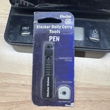 Klecker Stowaway daily carry tool, Plastic Flip Pen 1 Each F