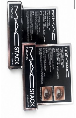 2 x Mini M·A·C Stack Mascara Neu   Original Verpackt   Volumen Mascara