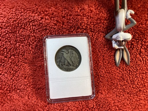 1933 S WALKING LIBERTY 🗽 HALF 💰 in BCW SLAB - Picture 6 of 6