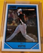 2007 Bowman Chrome JOEY VOTTO Rookie Card #BDPP98 RC Cincinnati Reds Draft Mint. rookie card picture