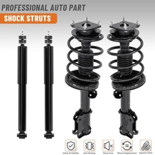 Front Quick Complete Strut+Rear Shock Absorber 252400 For 2011-2014 Ford Mustang