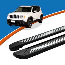Trittbretter passend für Schweller Jeep Renegade ab Baujahr 07/2014 VISO Schwarz