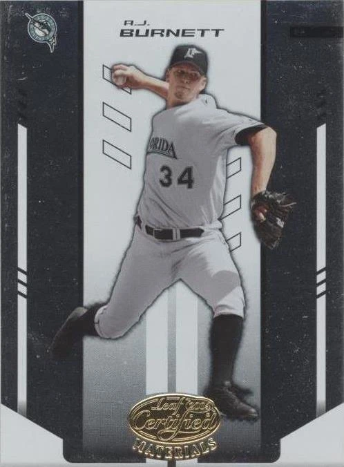 2004 Leaf Certified Materials - A. J. Burnett #1