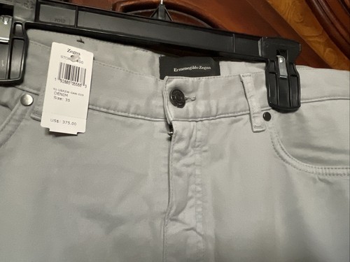Jeans uomo Ermenegildo Zegna kaki denim tg 35 Italia - Foto 6 di 14
