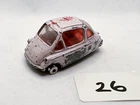 VINTAGE CORGI TOYS # 233 HEINKEL BUBBLE CAR DIECAST MODEL CAR LILAC 1961