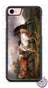 Horses-Playing-in-the-field-Design-Phone-Case-fits-iPhone-Samsung-LG-Google-etc