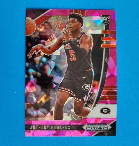 2020-21 Anthony Edwards Rookie #41 NM-MT, Panini Draft Picks Pink Ice Prizm RC