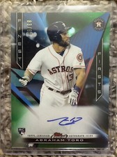 2020 Topps Finest Baseball Finest Firsts Abraham Toro Rookie Auto #83/99 Astros