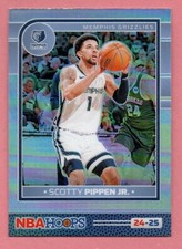 Scotty Pippen Jr. Memphis Grizzlies 2024-2025 Hoops Opti-Chrome Silver Prizms