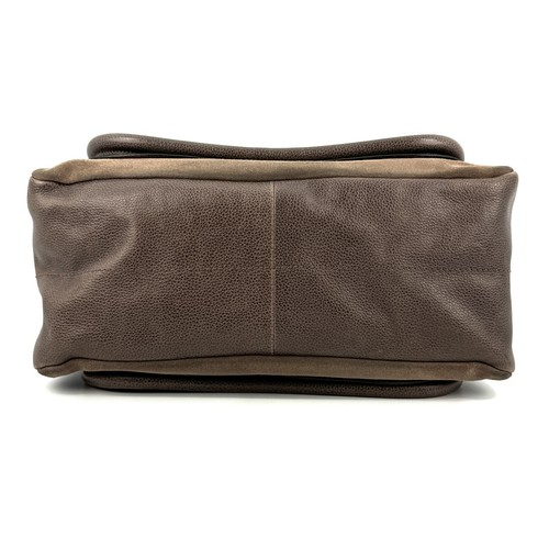 Chloe Paraty Hand Bag Shoulder Bag 2Way Leather Suede Brown #A360 - Picture 12 of 24