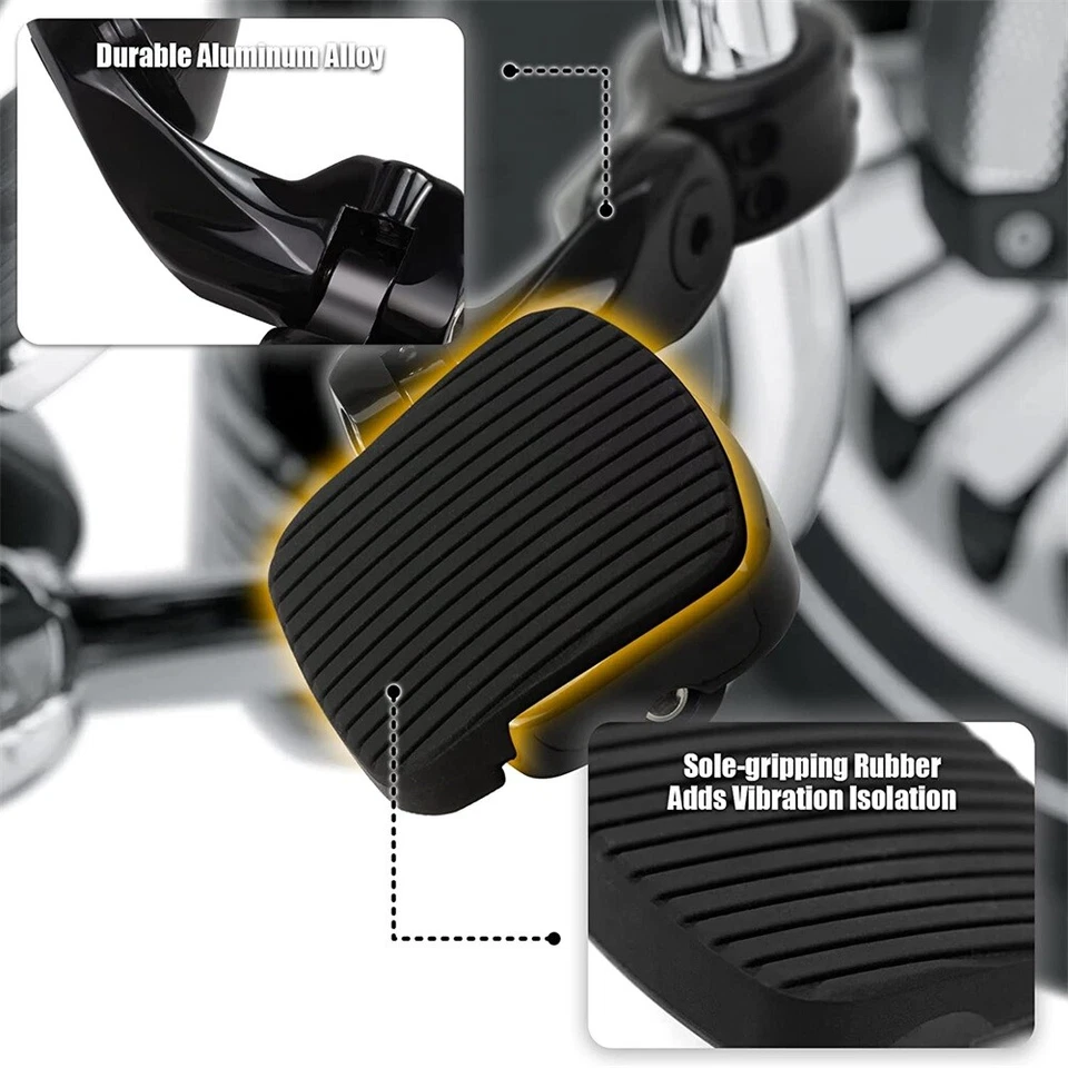 Pinzas de pie universales de 1,25" para Harley Iron 883 XL883N Foto 4 de 4