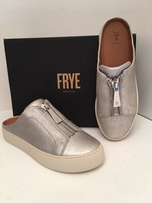 frye lena zip mule