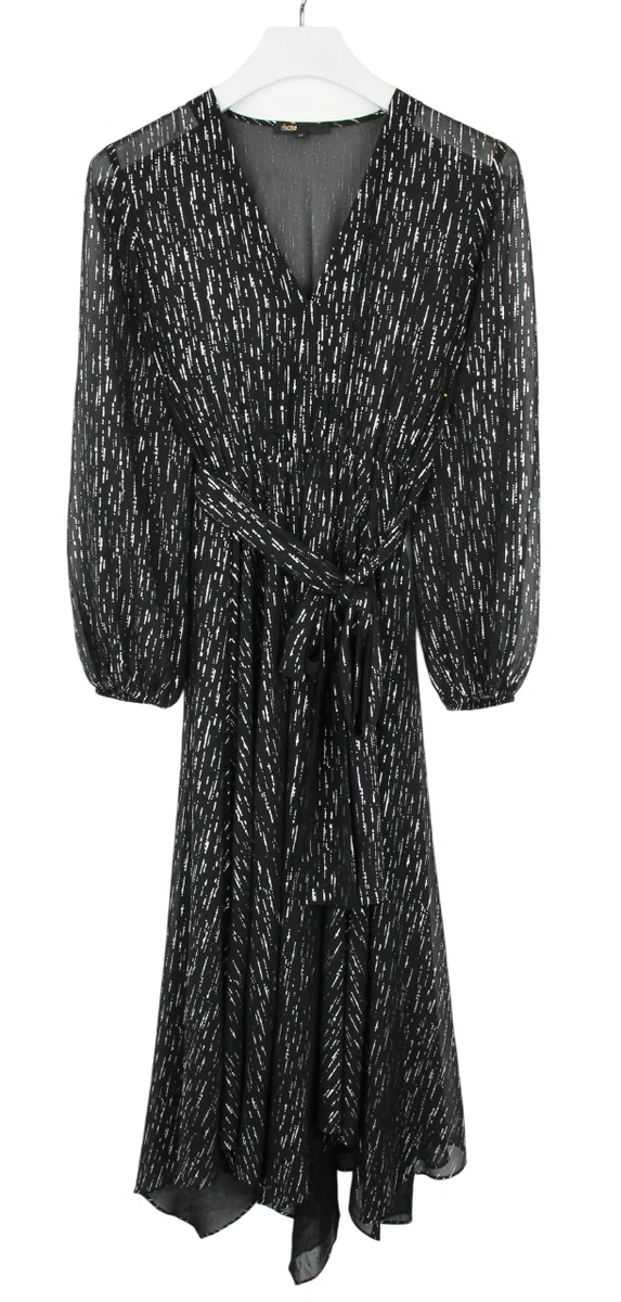 Robe Maje Taille 40 - Verte - Longueur Midi - Neuve Avec étiquettes